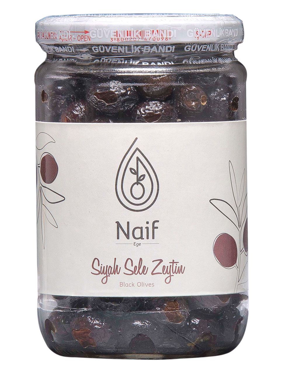 Siyah Sele Zeytin 400 gr.