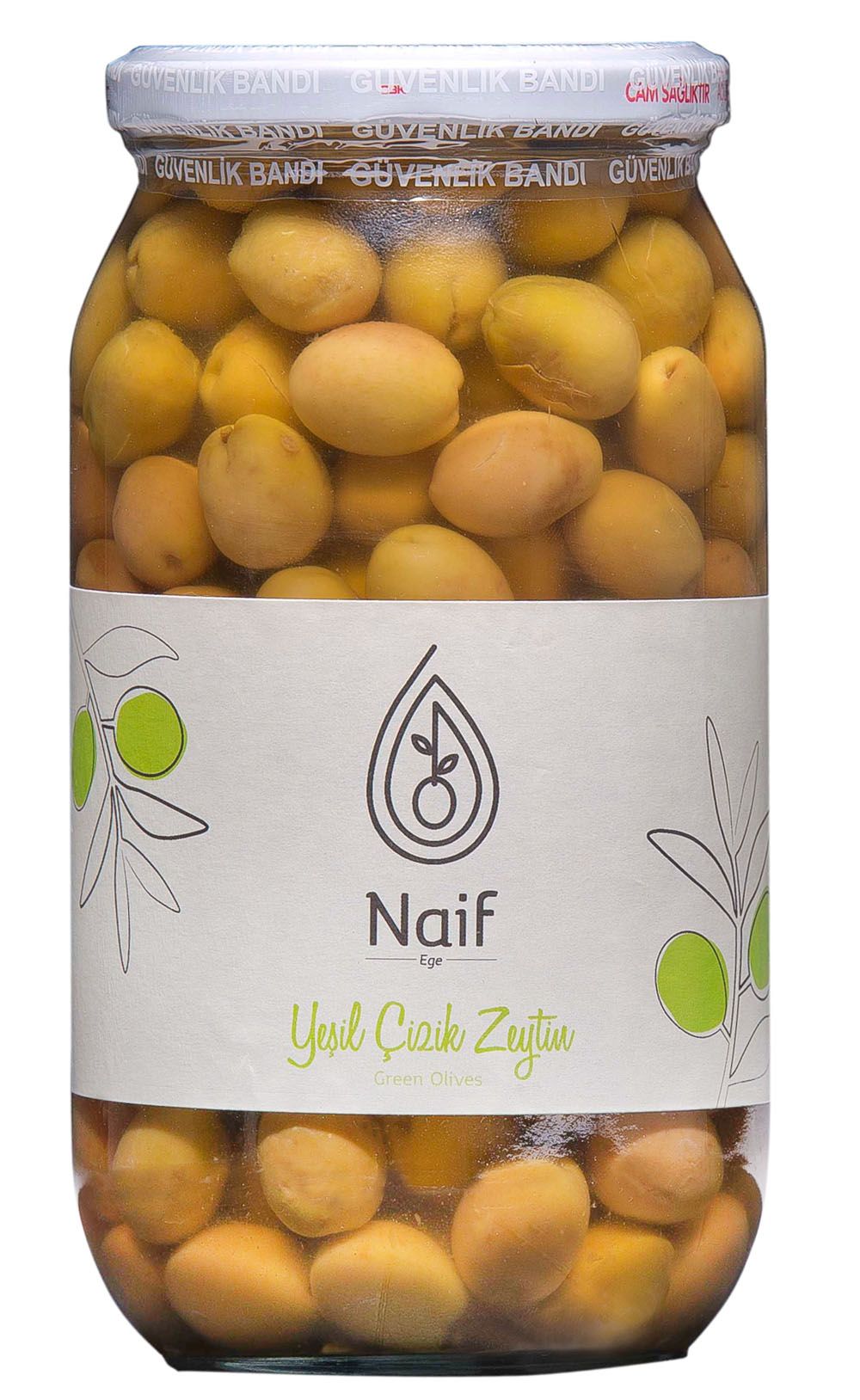 Yeşil Çizik Zeytin 600 gr.