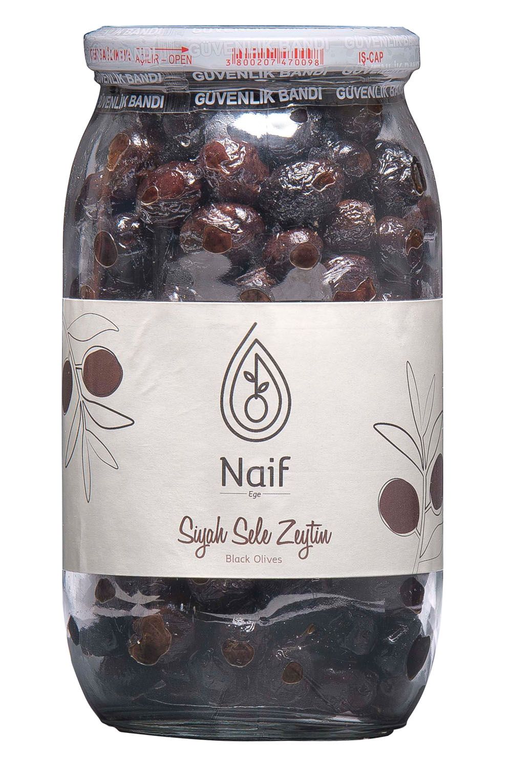 Siyah Sele Zeytin 600 gr.